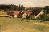 Theodore Robinson Famous Paintings - Farmhouse at Grez